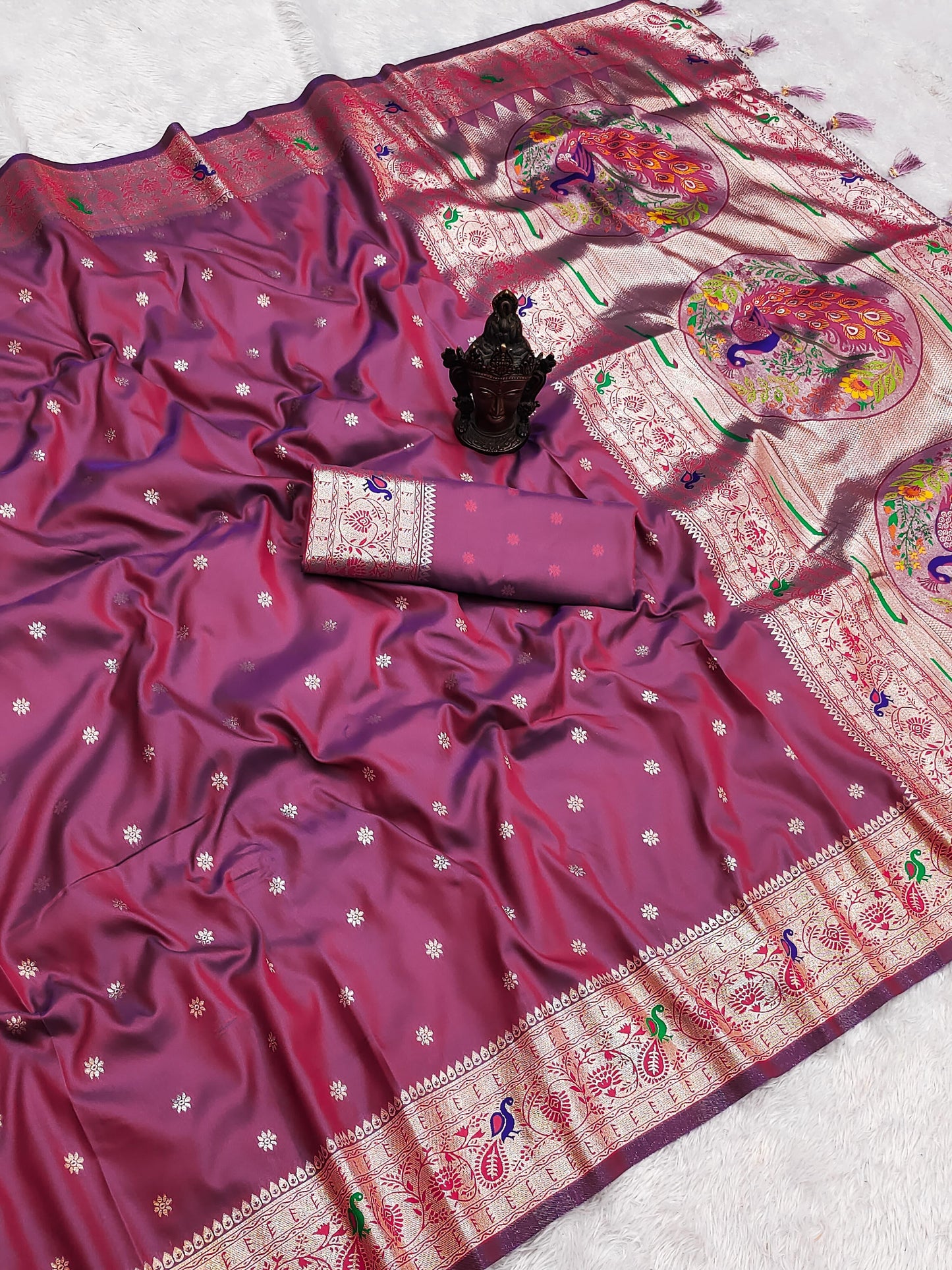 Banarasi Soft Silk Saree With Blouse