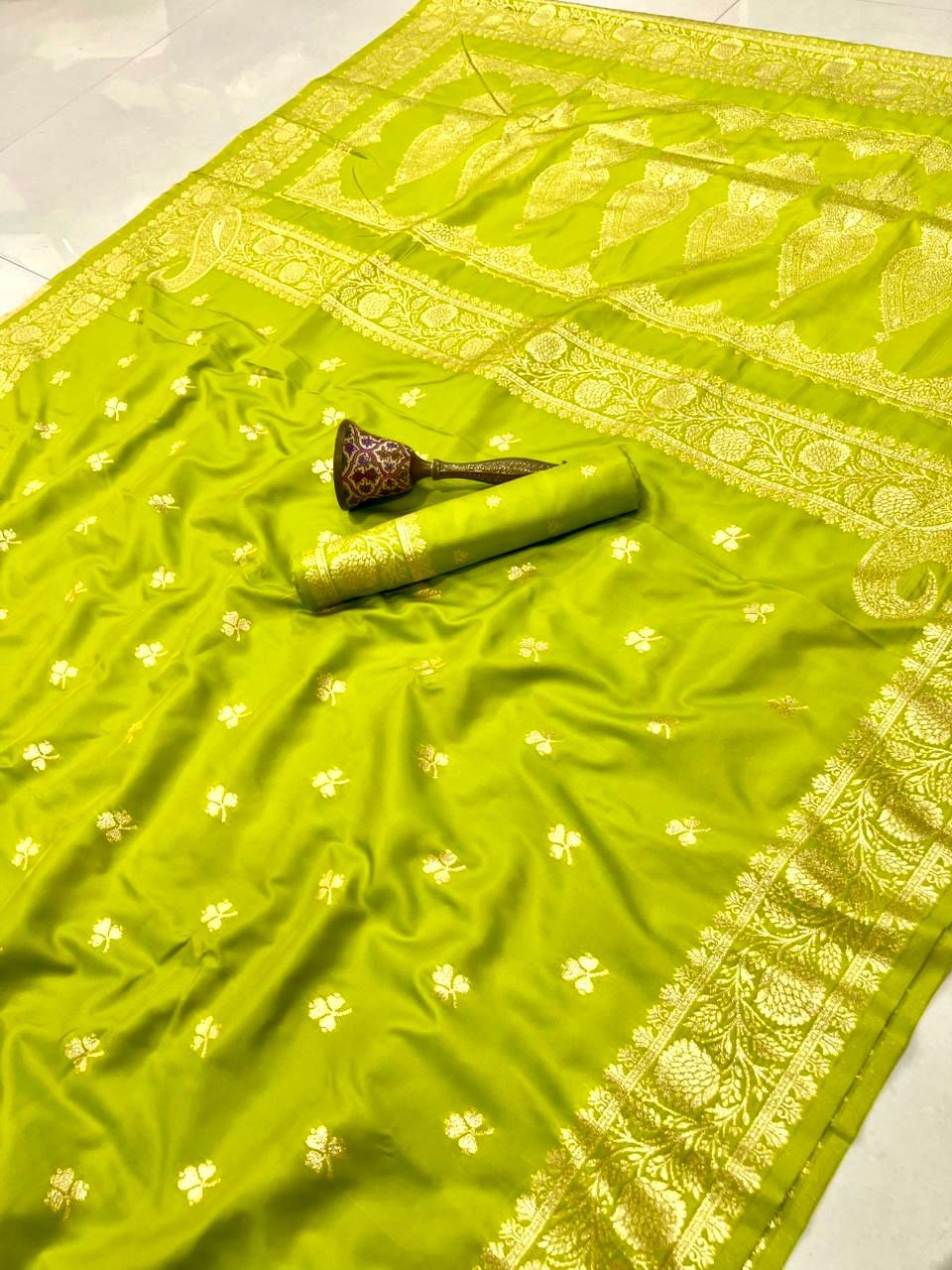 Banarasi Soft Silk Saree With Blouse