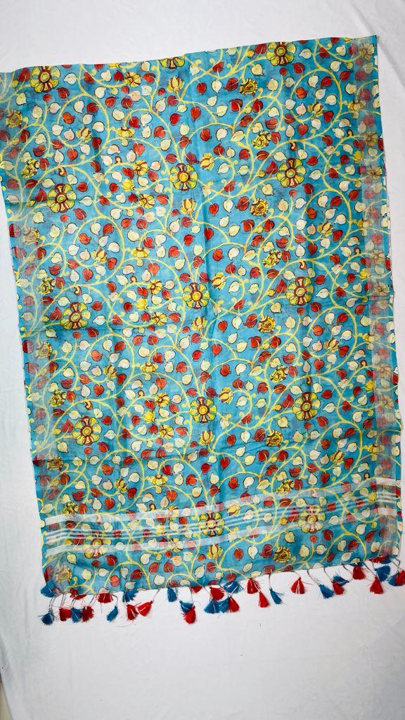 Pure Linen Digital Print Dupatta