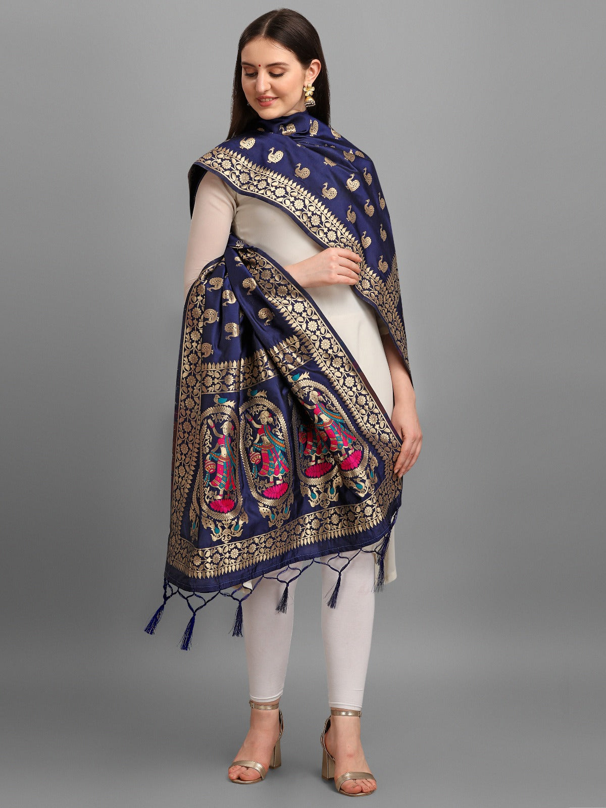 Banaras Silk Zari Work Dupatta
