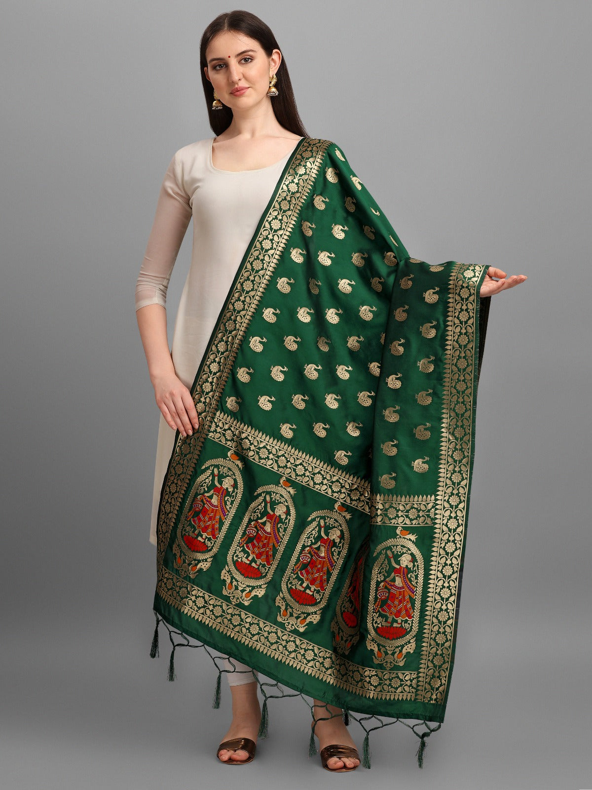 Banaras Silk Zari Work Dupatta