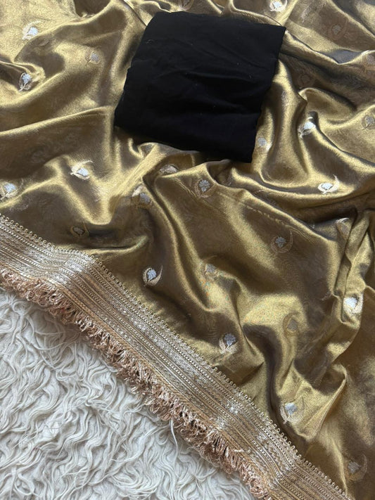 Premium tissue Silk saree With blouse