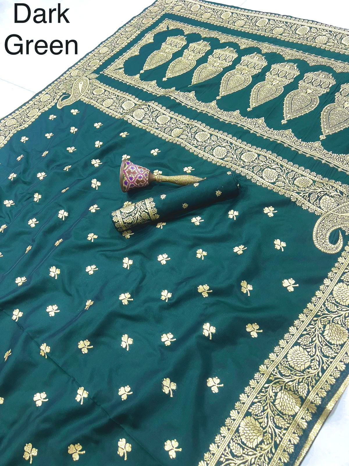 Banarasi Soft Silk Saree With Blouse