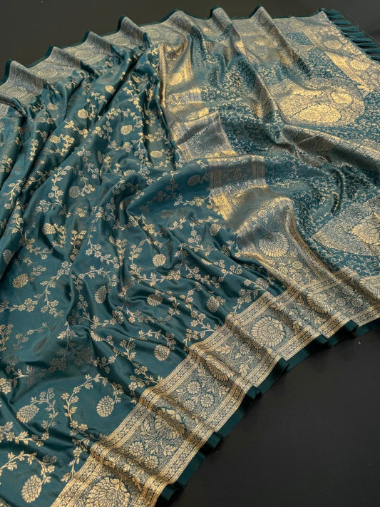 Banarasi Soft Silk Saree With Blouse