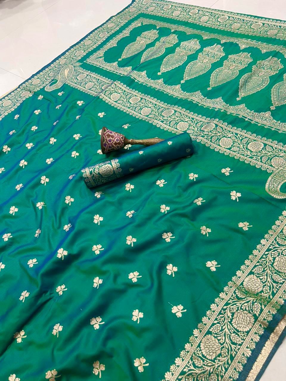 Banarasi Soft Silk Saree With Blouse