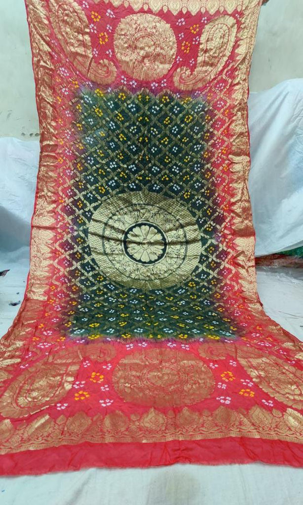 Banaras Gharchola Silk full Zari Work Dupatta