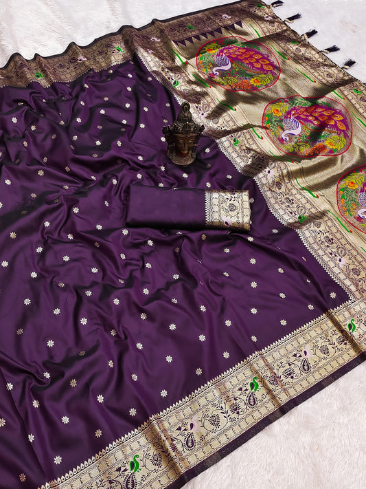 Banarasi Soft Silk Saree With Blouse