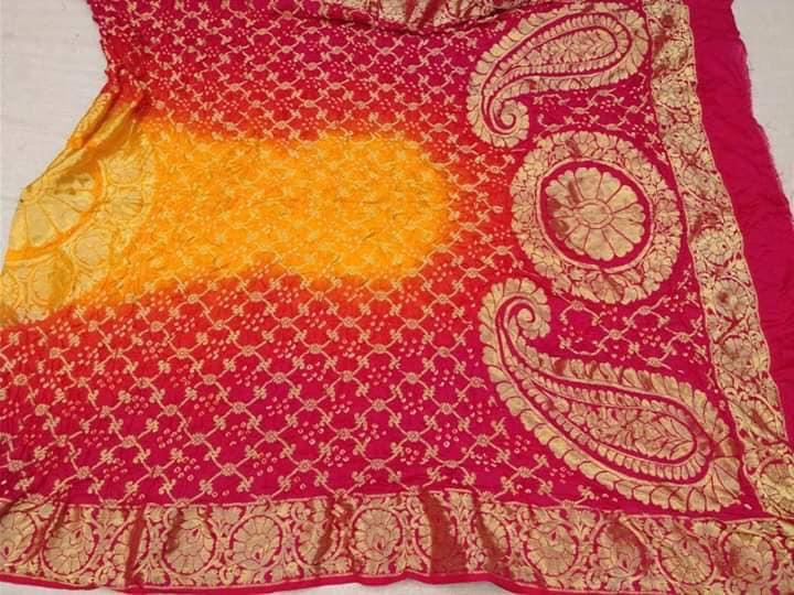 Banaras Gharchola Silk full Zari Work Dupatta