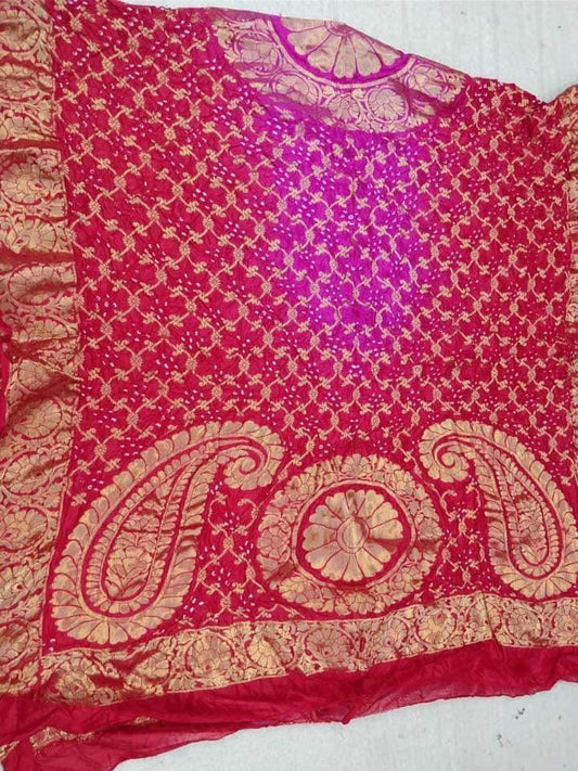 Banaras Gharchola Silk full Zari Work Dupatta