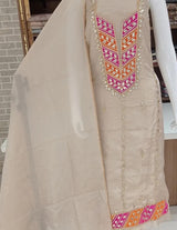 Pure Organza unstitched Suits