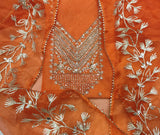 Pure Organza unstitched Suits