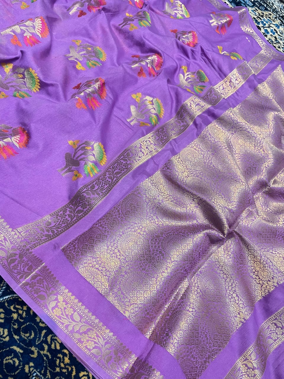 Banarasi Soft Silk Saree With Blouse