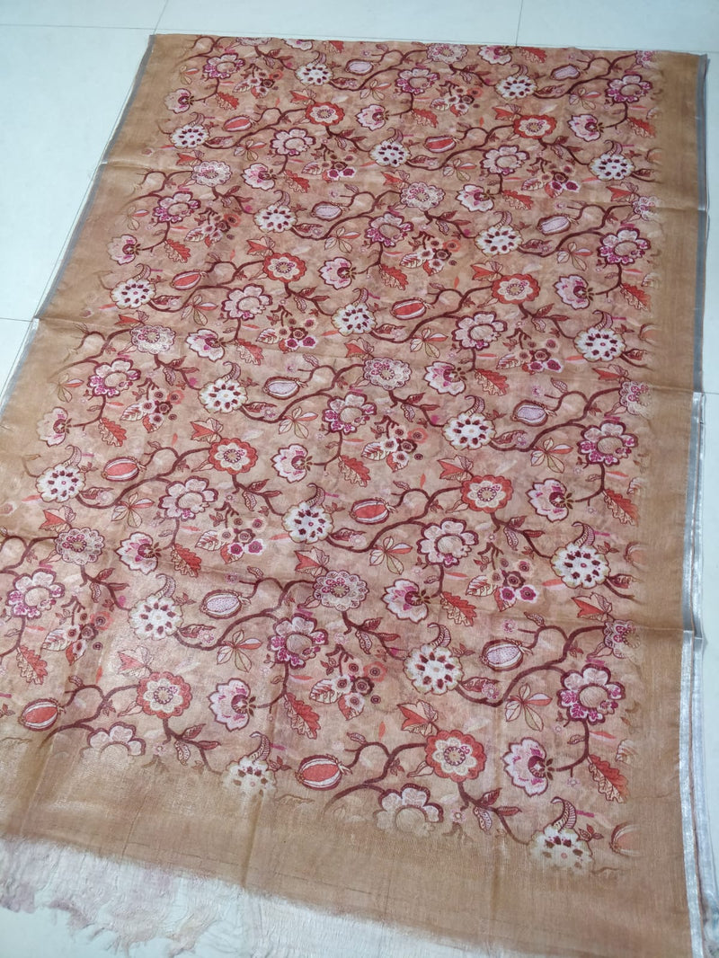 Pure Linen Digital Print Dupatta