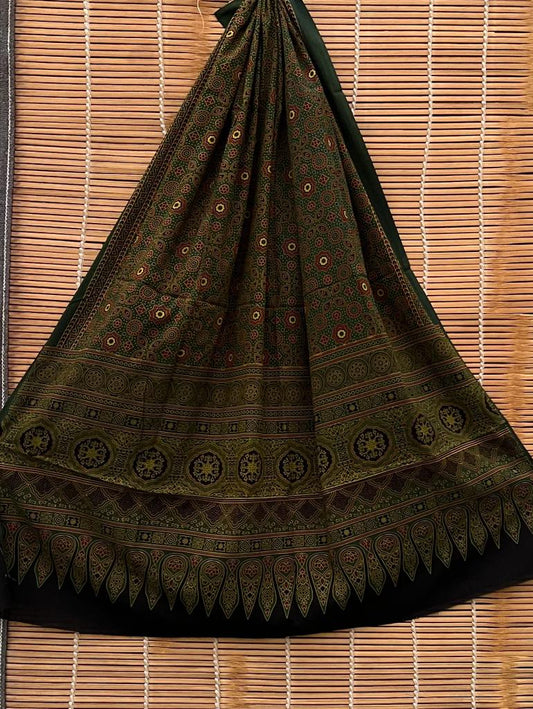 Pure Cotton Azrakh print dupatta