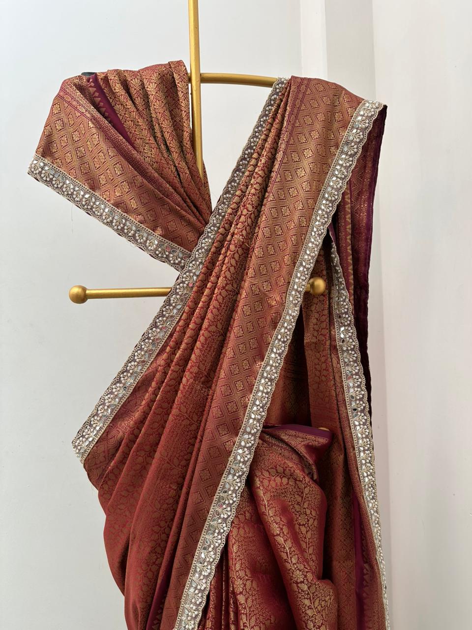 Authentic Kanjivaram Tissue Saree
