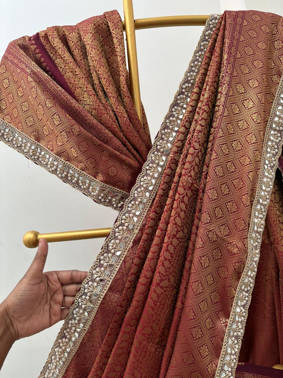 Authentic Kanjivaram Tissue Saree