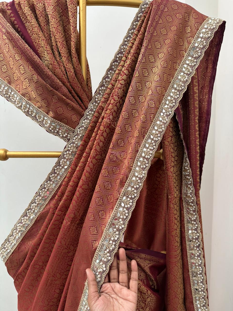 Authentic Kanjivaram Tissue Saree