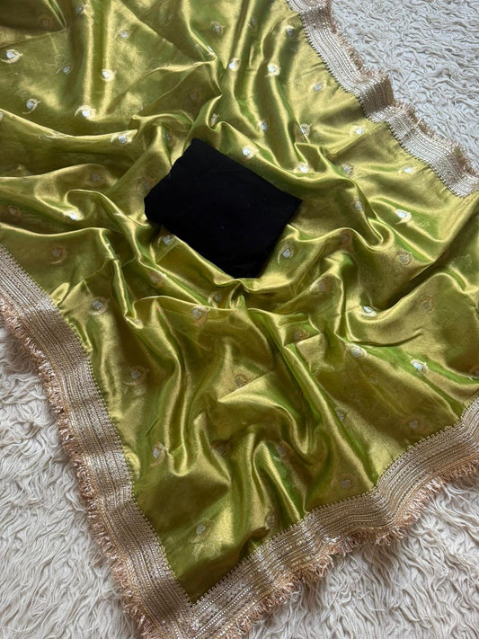 Premium tissue Silk saree With blouse