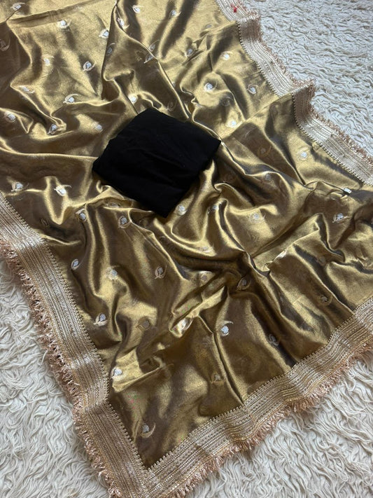 Premium tissue Silk saree With blouse