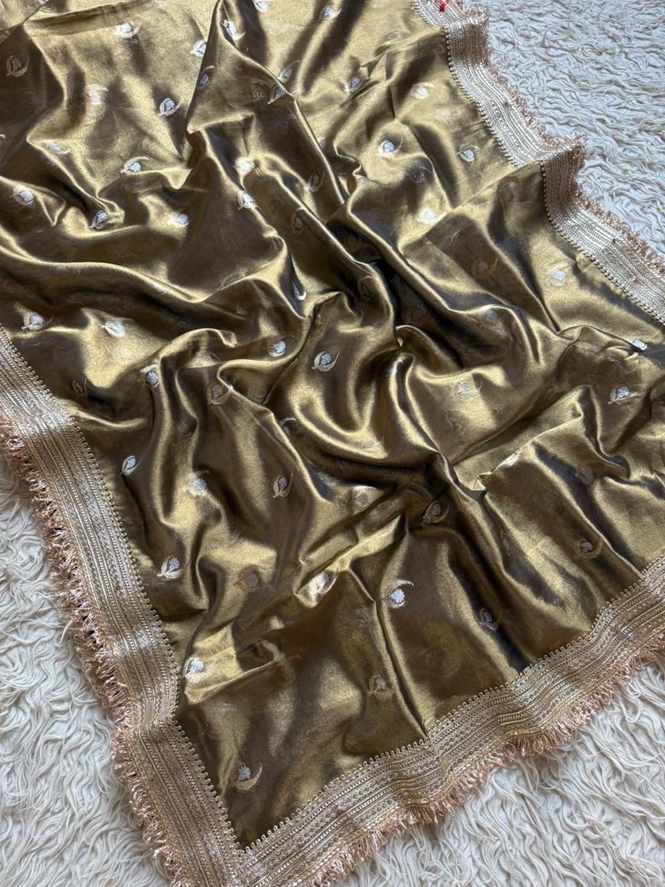 Premium tissue Silk saree With blouse
