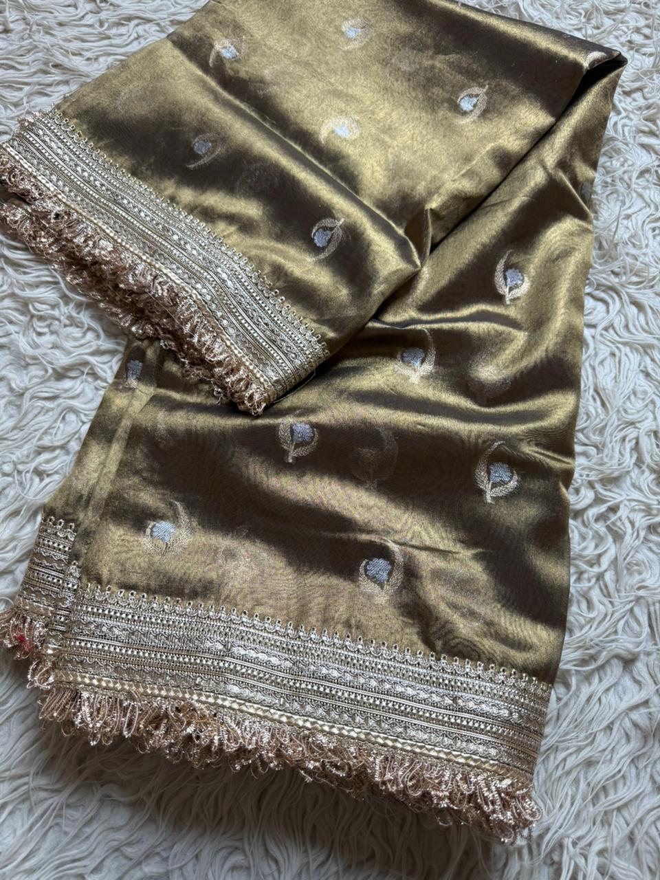 Premium tissue Silk saree With blouse