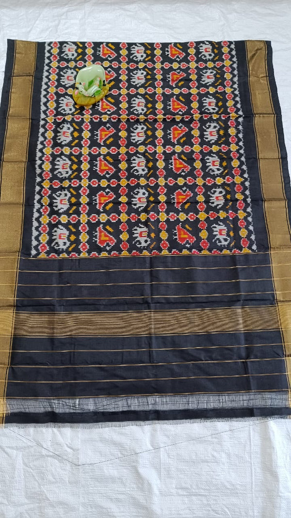 Pure  Ikkat Mulberry Silk Sico Dupatta