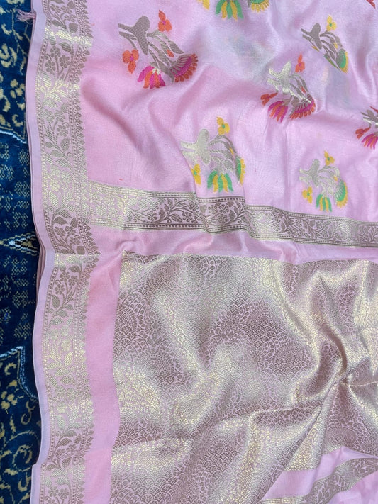 Banarasi Soft Silk Saree With Blouse