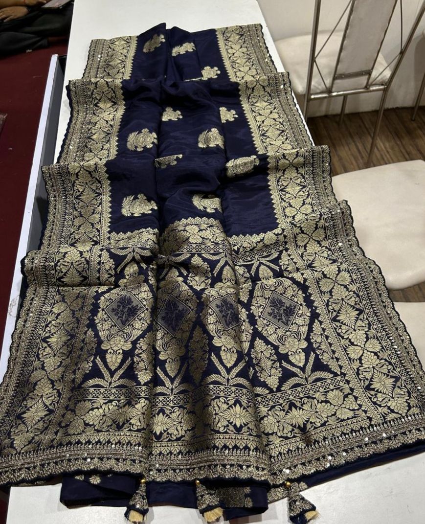 Banarasi Soft Silk Saree With Blouse