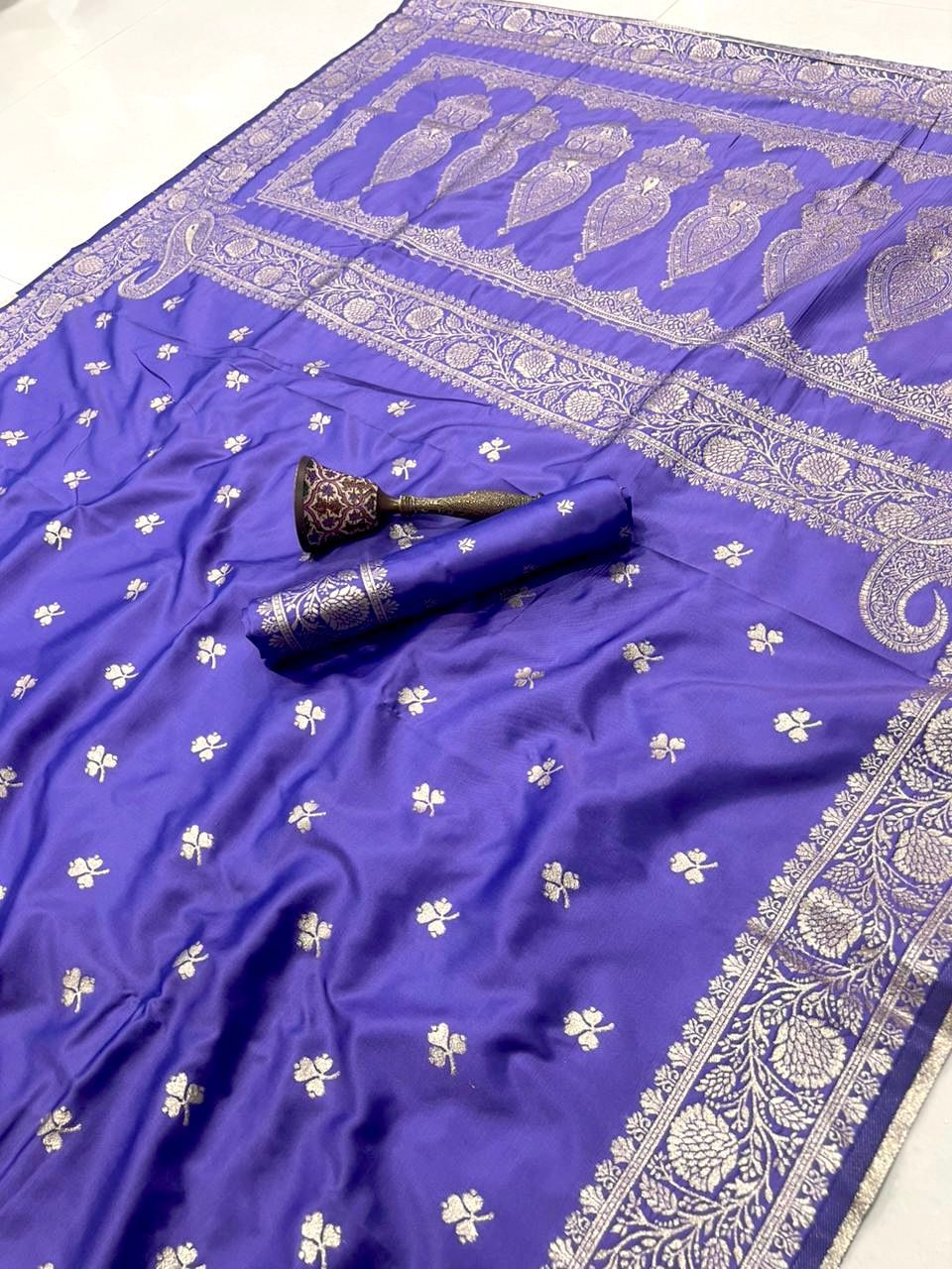 Banarasi Soft Silk Saree With Blouse