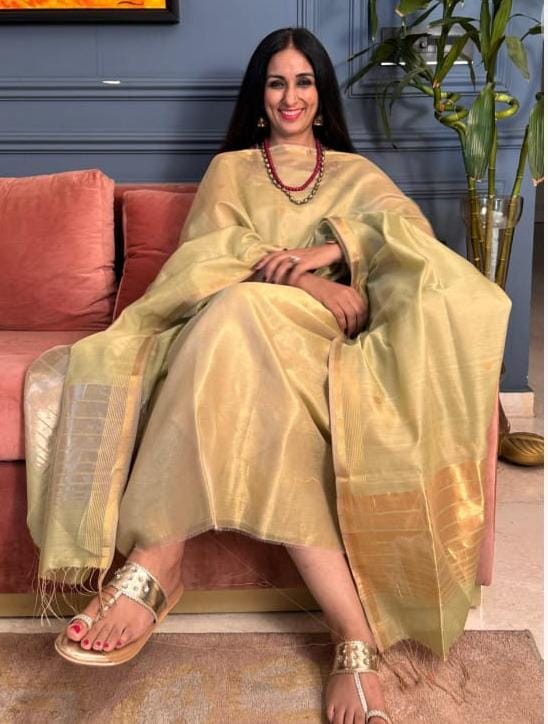 Pure Maheswari Silk Cotton Handwoven Unstitch Suit