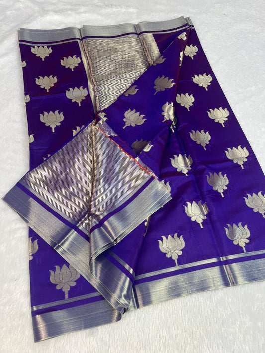 Banarasi Soft Silk Saree With Blouse