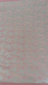 Pure Kota Doriya Woven Zari Work Unstitched Suit With Dupatta & Bottom