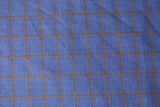 Beauty Bush Polyester & Viscose Checks Fabric