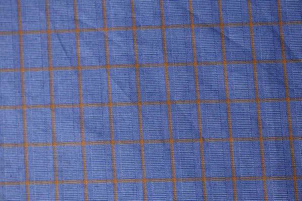 Beauty Bush Polyester & Viscose Checks Fabric