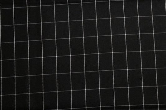 Beauty Bush Polyester & Viscose Checks Fabric