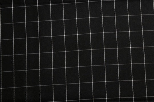 Beauty Bush Polyester & Viscose Checks Fabric