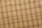 Beauty Bush Polyester & Viscose Checks Fabric