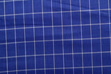 Beauty Bush Polyester & Viscose Checks Fabric