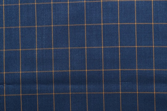 Beauty Bush Polyester & Viscose Checks Fabric