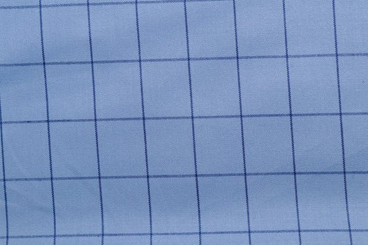 Beauty Bush Polyester & Viscose Checks Fabric