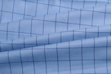 Beauty Bush Polyester & Viscose Checks Fabric