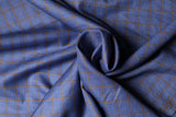 Beauty Bush Polyester & Viscose Checks Fabric