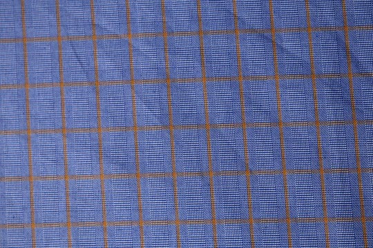 Beauty Bush Polyester & Viscose Checks Fabric