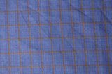 Beauty Bush Polyester & Viscose Checks Fabric