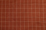 Beauty Bush Polyester & Viscose Checks Fabric
