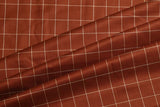 Beauty Bush Polyester & Viscose Checks Fabric